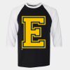 Triblend Raglan Three-Quarter Sleeve T-Shirt Thumbnail