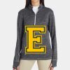 Women's Brushed Terry Heathered Quarter-Zip Pullover Thumbnail