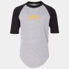Youth Three-Quarter Sleeve Baseball Jersey Thumbnail