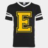 Youth V-Neck Jersey with Striped Sleeves Thumbnail